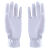 定制适用于手套带松紧超细纤维无尘布手套男女通用白色礼仪表演不 10双装