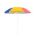 劳博士 LBS846 应急用大雨伞 遮阳伞 户外商用摆摊圆伞 沙滩伞广告伞 2.6米蓝色+银胶(有伞套带底座)