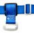 百舸 安全带 防坠落欧式双肩半身护腰安全带  【现货女三点式】STAD005-5-B（蓝色）