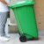 莫恩克 户外大号垃圾桶 分类垃圾桶 环卫垃圾桶  小区物业收纳桶 可印LOGO 带轮挂车垃圾桶 草绿120L脚踏款