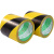 黄黑胶带 警示胶带PVC斑马线警戒带黑黄色地板地毯贴地面标识彩色 黄绿相间