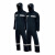 安大叔 D766/C893 高警示雨衣雨裤耐磨轻便分体式反光工作服深蓝色 XXL码 1套装
