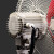 援邦 弘科 FB消防器材 防火排烟用防爆风机摇头扇750壁挂式落地式工厂散热强力工业风扇 FB-600壁式220V