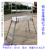 马凳折叠升降加厚伸缩装修工程脚手架厂家直销铝合金移动平台梯子 铝合金工作台带围栏（平台高121cm）