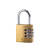 铜制小密码挂锁储物柜行李箱抽屉健身房可用4位拉杆箱密码锁 M-214吸塑精包装
