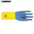 雷克兰ECR27F氯丁橡胶防化手套耐酸碱防滑工业石油石化手套 蓝色+黄色33cm 7码