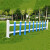 草坪围栏pvc绿化带防护栏 塑钢草坪户外庭院幼儿园栅栏市政绿化 80cm草坪护栏
