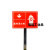 插地式不锈钢消防标识牌消防水泵接合器警示牌标牌定制 喷淋水泵接合器(红底) 20x30cm