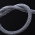 臻工品 包塑镀锌钢丝绳 透明涂塑带胶钢丝绳 带皮PVC钢丝绳 包胶晾衣绳 单位：卷 12mm1米 