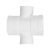 联塑 LESSO 平面异径四通PVC-U排水配件白色 dn110×50 货期30天