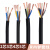 创优捷 电源线 RVV-56-1M 5芯 6平方 1米 国标铜芯电缆软线