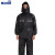 斯铂格 BGH-48雨衣雨裤套装反光双层帽沿 黑色双层双口袋3XL