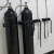 ABDT ABS气瓶支架塑料钢瓶固定架实验室40L仪器室防倒固定安全链 ABS阻燃塑料绑带橙色