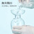 京开隆 展示瓶锥形粉末样品实验室玻璃瓶含胶塞 250mL(配白胶塞6#)