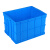 幸蕴(XINGYUN)塑料周转箱 零件物料盒 收纳整理配件箱 胶筐长方形盒子 不带盖510*350*240MM蓝色
