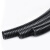 BOWERY PP阻燃波纹管塑料软管电线电缆保护套管穿线软管黑色螺纹管加厚防水尼龙线束管AD54.5 25米/卷  1卷