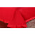 妙客（MI AOKE）结婚床单单件红色大床婚庆纯色飞边磨毛女方出嫁酒店婚礼房接亲 飞边床单+枕套一对 250cmx270cm【1.8/2.0米床用】