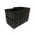 超厚防静电周转箱塑料胶零件盒电子元件盒黑色收纳箱物料养龟胶框 加厚A12#（610*420*125）可配盖
