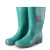 3531女士中筒雨靴1610工作防护雨鞋劳保用品三防胶鞋水鞋 绿色 38码