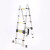 冰禹 多功能人字梯 折叠伸缩架梯升降梯 2×8步关节梯可变5米 bf-40