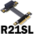 PCI-E x4 转x1延長线转接加长线 4x PCIe3.0定制加长 R21SL 长度定制
