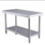 定制不锈钢桌子长方形正方形双层工作台加厚餐馆台子打荷商用 加厚90长*60宽*80高双层