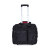 名门新贵行李箱小型18英寸大容量牛津布包多功能电脑包短途行李箱包万向轮 黑色 18寸