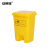安赛瑞 医疗垃圾桶黄色加厚30L 脚踏医用垃圾箱卫生桶利器盒 医院诊所实验室废物回收箱 24469