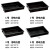 黑色塑料静电方盘手机托盘周转箱工作台物料箱收纳框电子零件盒 45号455*300*55mm