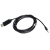 USB转2.5MM音频头 流量计诊断接口RS485串口通讯线 黑色 1.8m
