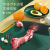妙晨 PE防霉家用水果厨房防滑剁骨菜板PE塑料切菜圆形案板祖母绿砧板