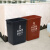 庄太太 【20升蓝色可回收物】上海摆盖分类垃圾桶加厚小区物业垃圾桶干湿有害垃圾分类桶新料桶
