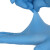 谐晟 一次性手套 非工业丁晴劳保橡胶手套 L码 紫蓝纯丁腈散装