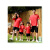 UOSU亲子装纯棉短袖T恤夏季新款父子母女全家装休闲时尚洋气家 红色 男童款90