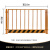 工地基坑围栏施工围挡栏杆工程安全警示护栏定型化临边防护栏户外作业 1.8*2米【竖管单开门】