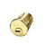 腾驰CT 全铜美标螺纹锁芯美式锁体锁芯锁头企业物业防火门铁皮门锁头锁芯（长度38mm）