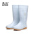 莱尔 雨靴R-9-03 耐酸碱耐磨防滑安全靴雨靴防护靴 白色 43码