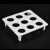 化科 耐高温陶瓷坩埚架6孔坩埚架9孔实验室陶瓷孔坩埚架 9孔 