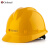 哥尔姆安全帽 玻璃钢防撞帽子GM736黄色 定制logo印字 工地施工