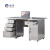 诚扬CY-BGZ不锈钢办公桌长方形台式平板桌1.2米1.4米办公桌带抽屉工作台 201五斗一门办公桌(1.2米) 