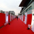 洛楚（Luxchic）一次性红地毯结婚展会迎宾楼梯地毯开业活动庆典婚礼拉绒地毯 2mm厚1.2米宽*10米长/卷
