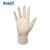 安思尔/Ansell 457-4 天然乳胶 限次性手套 0.11MM厚24CM长 奶油白色 M 100只/盒 企业专享