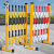 玻璃钢伸缩围栏电力绝缘施工防护栏 折叠可移动隔离栏道路警示隔 红白 高1.2m*长3m 加厚管壁