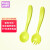 爸爸制造（dodopapa）勺子婴儿童勺子宝宝学吃饭训练宝宝勺家用吃饭勺叉子套装 圆勺肥叉
