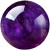 奕静深紫色天然紫水晶球摆件原矿水晶七星阵家居摆设新婚礼品 精选直径4厘米