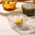 川岛屋（KAWASIMAYA）川岛屋轻奢金边透明玻璃碗家用甜品小碗水果沙拉碗高颜值冰淇淋碗 太阳花玻璃碗(紫色)