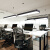 简约现代长条型形LED办公室吸顶灯吊灯造型灯长方形吊线灯圆角写 黑色60*30cm*48W 其他