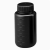 日本NIKKO试剂瓶HDPE塑料瓶圆瓶大口小口黑色避光样品瓶避光液体瓶ASONE亚速旺进口耐酸碱 黑色大口圆瓶 1000ml