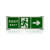 谋福CNMF9702  3C认证夜光安全出口铝框标识牌蓄发光紧急疏散指示牌荧光（3C款 认证消防应急指示牌 右向 ）