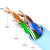 闽兰之星超五类4对UTP非屏蔽网线305米4*2*0.5国标过测灰色蓝绿色 绿色